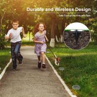 Luz Solar Jardin 8 LED 8 Pack de Tierra, Lampara Exterior IP65 Impermeable Blanco Cálido para Césped,Patio, Chimenea, Escalón - details 3