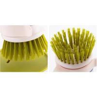 Cepillo De Limpieza Para Cocina Con Dispensador De Jabón Líquido Cepillo De Escobilla Para Lavar Platos Y Ollas Material Plástico - details 7