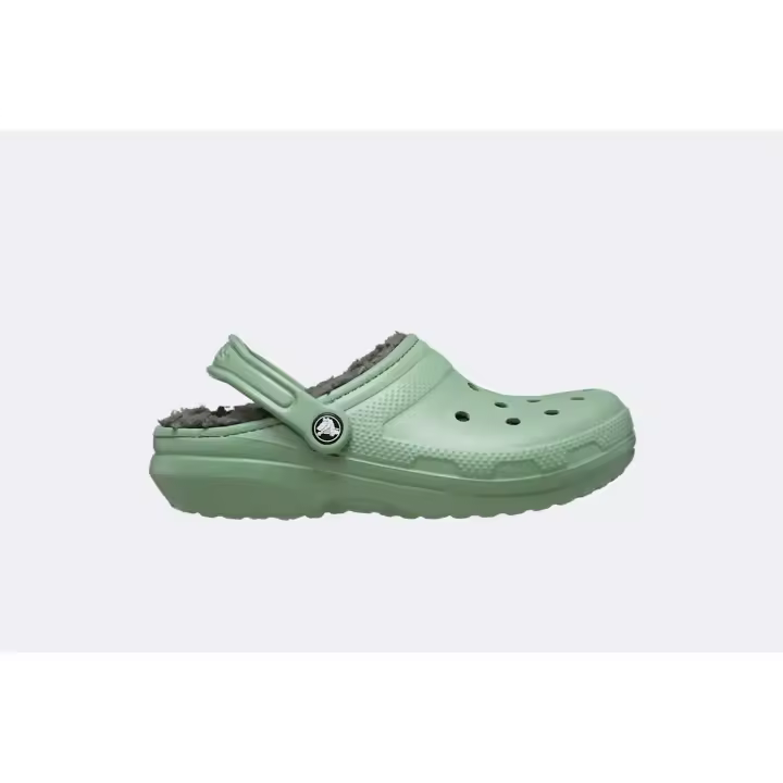 CROCS Zueco forrado Classic Unisex en color verde agua - 1