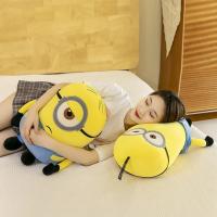 Almohada De Peluche Minion 30CM Color Amarillo Personaje De Película Suave Y Durable Regalo Ideal Para Cumpleaños De Niños - details 2