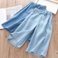 Nuevos Pantalones Anchos Para Niñas Moda Verano Casual Chiffon Ajustados Ropa Para Adolescentes Talla True Fit Cierre Elástico - details 0