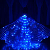 Alas De Hada LED Para Danza Colores De Mariposa Traje De Fiesta Para Niños Actuación En Escenario Danza Del Vientre Carnaval Prop De Fotografía - details 12