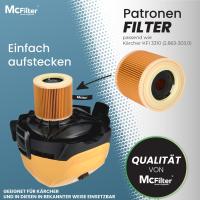 Paquete de 10 bolsas de aspiradora compatibles con Karcher WD2, MV2, reemplaza a Karcher 6.904-322,0 - details 3