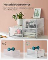 Cajas de Zapatos de Plástico Plegables y Apilables - Juego de 12 Organizadores para Zapatillas hasta Talla 44, Transparente, Azul, Blanco o Verde - details 11