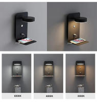Lámpara De Pared LED Para Interior Con Cargador USB Y Interruptor Para Dormitorio Luz De Lectura Al Borde Del Cama Decoración Para Sala De Estar - details 6