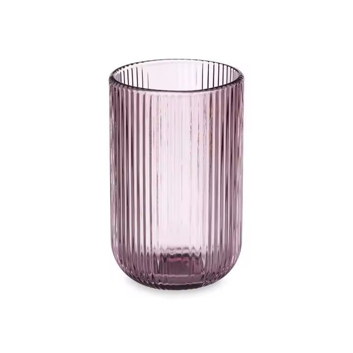 Copas de vino VERSALLES rosa, caja 6 unidades para servir agua bebidas y helado - 1