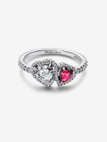 Pandora - Anillo de Corazones-Plata de Leyes - details 0