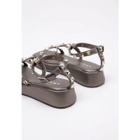 Krack Core TACKS Sandalia De Plataforma Mujer Gris - details 2
