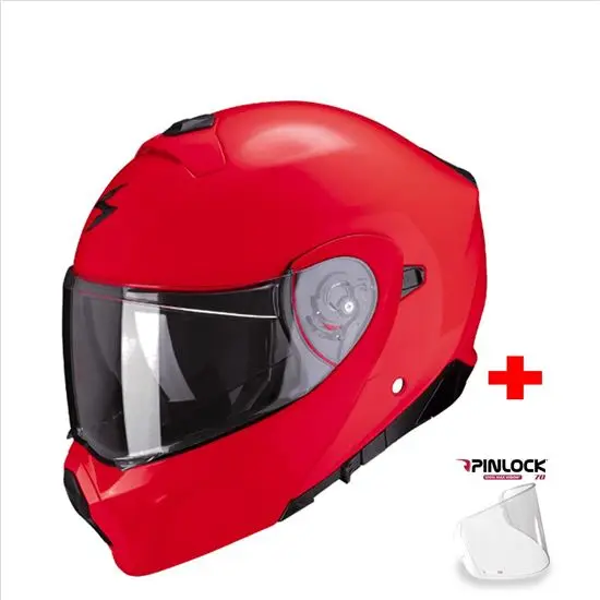 SCORPION EXO-930 ROJO NEON+PINLOCK HOM PJ 22.06 - 1