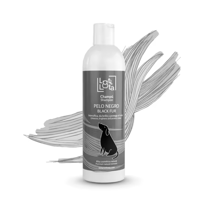 CHAMPÚ LOTI LOTA PARA PERRO PELO NEGRO 500ml. - 1