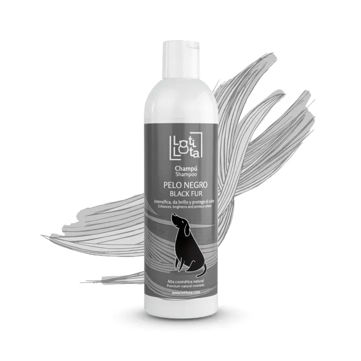 CHAMPÚ LOTI LOTA PARA PERRO PELO NEGRO 500ml. - 1