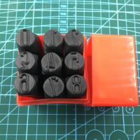 Kit De Estampado Metálico Con Herramienta De Punzón Para Joyería DIY Letras Números Alfabeto Estampillas Para Metal Cuero Oro Plata - details 3