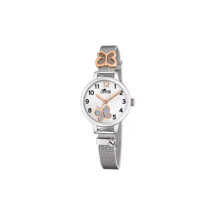 RELOJ LOTUS 18659/2 JUNIOR COLLECTION MALLA MARIPOSA PARA NIÑA COMUNION + REGALO PULSERA - 1