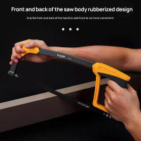 Soga De Tijera Para Metal PVC Madera 12 Pulgadas Ajustable Multifuncional De Acero Al Carbono Herramienta Doméstica Resistentes - details 4