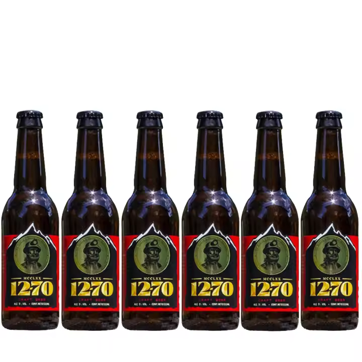 Cerveza Lager 1270 DOCE SETENTA. Pack 6 botellas 33 cl. - 1