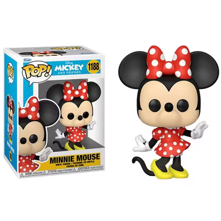 Funko POP! Disney: Classics - Minnie Mouse - Figuras Miniaturas Coleccionables Para Exhibición - Idea De Regalo - Mercancía Oficial - Juguetes Para Niños Y Adultos - Muñeco Para Coleccionistas -MR POPYE - 1