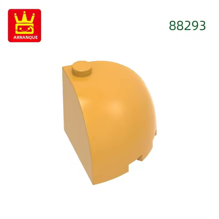Wange33Pcs Accesorios De Color Para Bloques Compatible Con 88293 Juguetes DIY Para Niños Bloques Cuadrados De Rincón De 3 Agujeros - 1