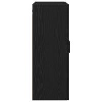 vidaXL Alto Negro Roble 69,5x34x90 cm Madera Engineered - details 5