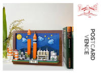 Bloques De Construcción De Venecia 4928 Postcard Ciudad Artesanía De Crea Bricks Moc Ideas Decoración Educativa Juguete Regalo Montaje Colgante - details 3