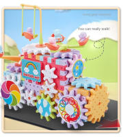 Juguetes De Bloques De Construcción Giratorios Eléctricos Versátiles Montessori Para Niños Y Niñas Regalos De Cumpleaños Edad Recomendada 3-18 Años - details 3