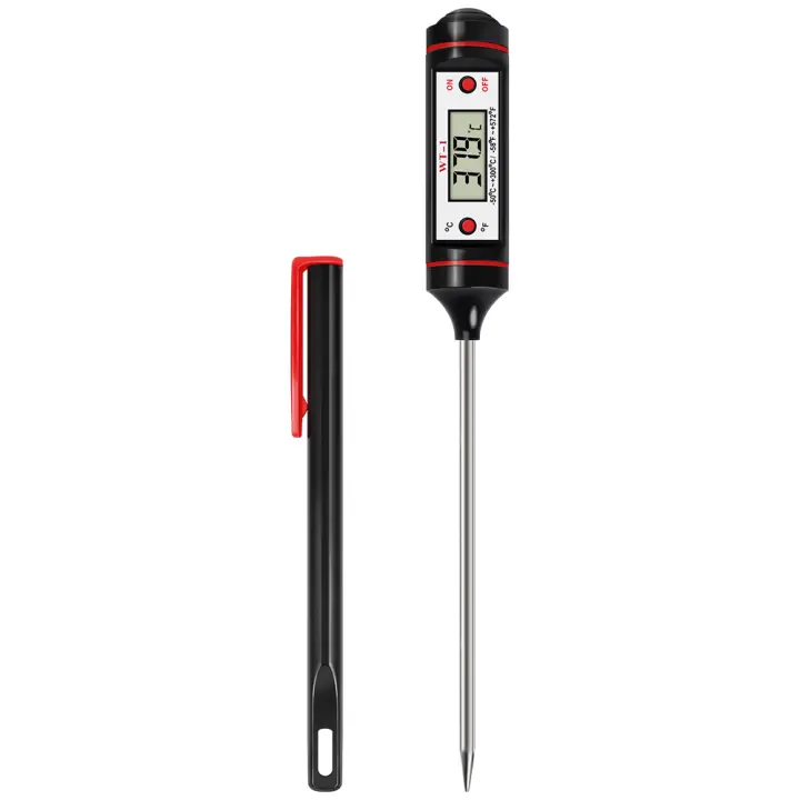 Termómetro Digital Para Cocina 300℃ Para Carne Verduras Huevo Leche Agua BBQ Horno Herramienta Electrónica Medidor De Temperatura - 1