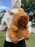 Mochila De Peluche Capybara Kawaii Moda Muñeco Peluche Bolsa Infantil Mochila De Hombro Mini Bolsa Para Regalos Para Novia - details 2