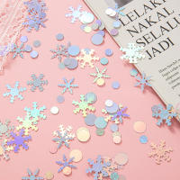 PVC Confeti De Encaje De Nieve Pequeño Y Redondo Para Decoración De Fiestas Navideñas Bodas Y Cumpleaños Tema De Invierno Y Tierra De Los Elfos - details 3