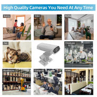 Cámara De Seguridad Mini Para El Hogar WiFi Inalámbrica Con Vistas Remotas Nanny Cam Super Pequeña Y Vida Útil De La Batería Longitudinal - details 1
