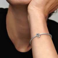 Charm en plata de ley Letra S - Charm de Pandora Inicial S - details 5