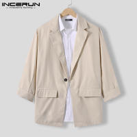 Incernun Chaqueta De Hombre Estilo Coreano 2024 Moda Casual Manga Larga Suelta Ajustada Talla S-5XL Ropa De Calle Unisex - details 7