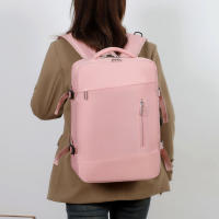 Bolsa de viaje expandible de gran capacidad con varios colores disponibles para computadora portátil de viaje, mochipa para Pareja with Carga USB para helbres y Mujeres. - details 27