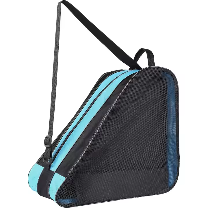 Bolsa para patines, bolsa transpirable para patines con correas ajustables, bolsa de almacenamiento para patines de tela Oxford - 1