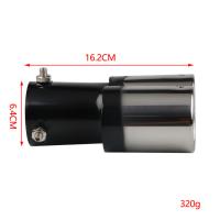 Puntas De Escape De Acero Inoxidable Para Coche Universal Modelo Doble Con Tubo De Eje Azul Accesorios De Muffler - details 16