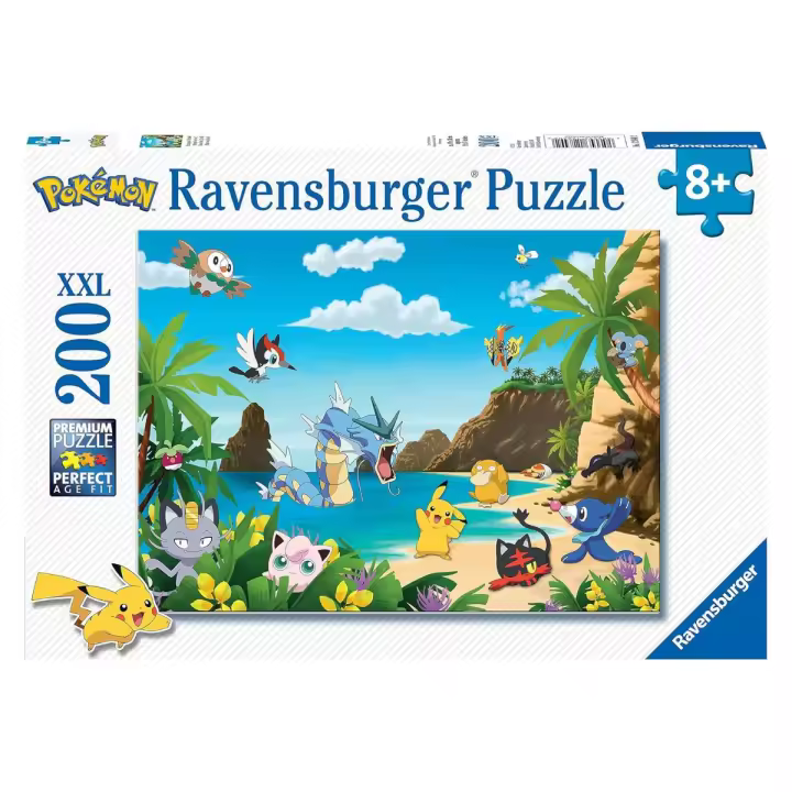 RAVENSBURGER PUZLE POKEMON 200 PIEZAS XXL, 12840, TIENDA CON LICENCIA OFICIAL - 1