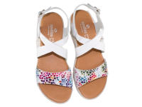 Sandalias Planas Mujer Color: Blanco y Negro Tallas: Marca: Sevillas Modelo: - details 0