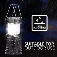 2 x Lámpara LED portátil Para acampar with Katería with Gancho plegable, Luces para Tienda de campaña Lámpara - details 2