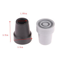 1/2Pcs Punta De Madera Antideslizante De Goma Para Pala De Camuflaje Durable Y Resistente Reemplazo Para Bastón De Madera - details 10