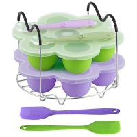 Salvamanteles de vapor con Mangos de silicona resistente al calor compatible con las - details 1