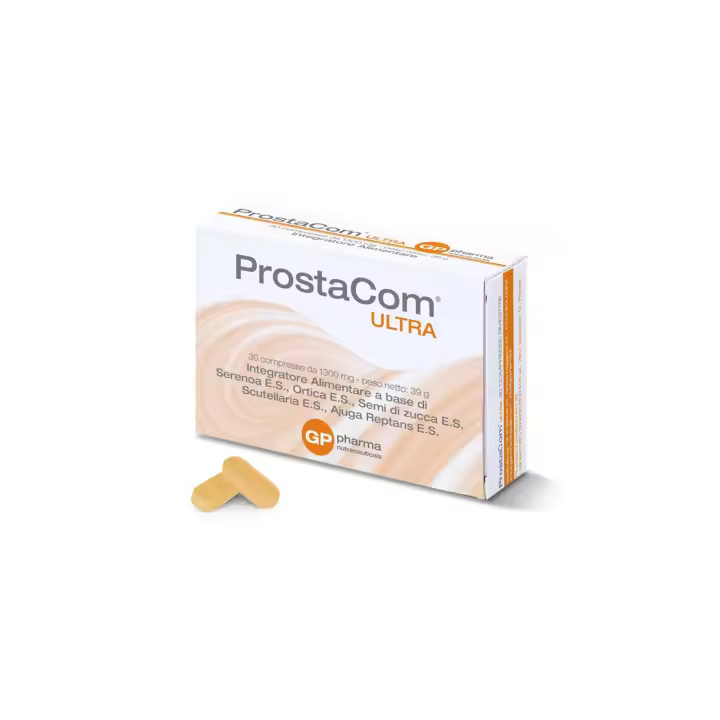 ProstaCom ULTRA - Complemento Alimenticio para la Próstata con Extracto de Epilobio, Ortiga y Pygeum para el Apoyo del Sistema Urinario Masculino - 1