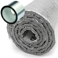 Aislamiento térmico reflectante con aluminio puro y espuma de polietileno (ancho 60 cm) + Cinta de aluminio. Aísla calor y frío en furgonetas, bungalows, viviendas... Antihumedades - details 5