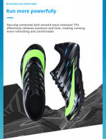 Zapatos De Entrenamiento De Atletismo Health Spike Para Hombres Y Mujeres En Competencias De Larga Distancia Corrida Y Salto 2218 Microfibra PU CANVAS Técnica ForMotion Suela De Goma Mesh (Air Mesh) Negro Blanco Tallas 36-46 - details 10
