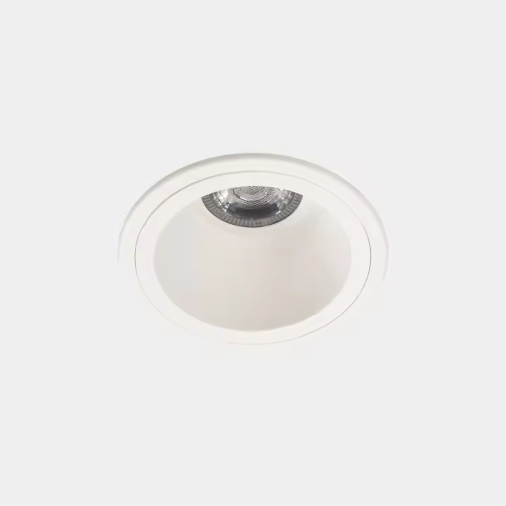 LEDS·C4 Downlight Lite Ø88Mm 6.7W Blanco Cálido - 2700K Cri 80 46.5º On-Off Blanco Ip - 1