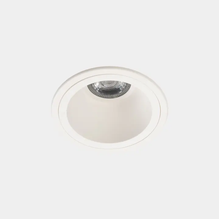 LEDS·C4 Downlight Lite Ø88Mm 6.7W Blanco Cálido - 2700K Cri 80 46.5º On-Off Blanco Ip - 1
