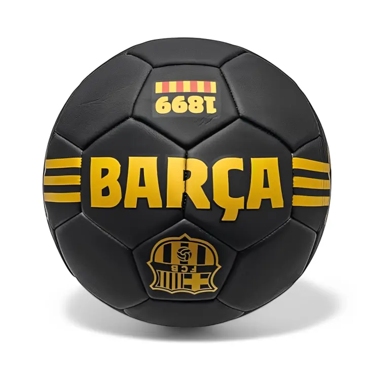 FCB Balón Negro Dorado Oficial FC Barcelona (Licencia Oficial) - 1