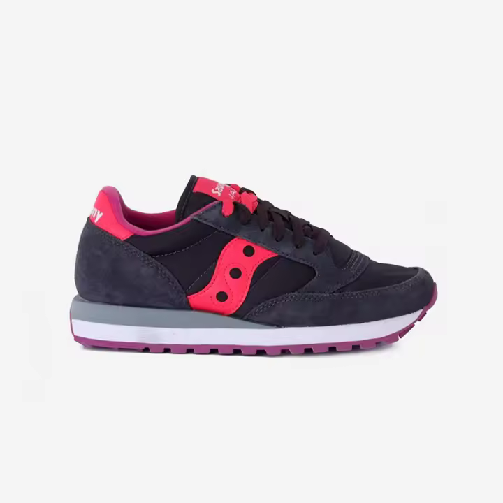 Saucony Jazz Original Women's Charcoal/Pink Saucony Sneakers 6776206786715 44209722431 - 1