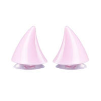 2pcs Accesorios Para Casco Con Orejas De Gato Universales Decoración De Estilo Motocicleta Y Coche Adhesivos De Orejas De Gato Lindas Para Mujeres - details 13