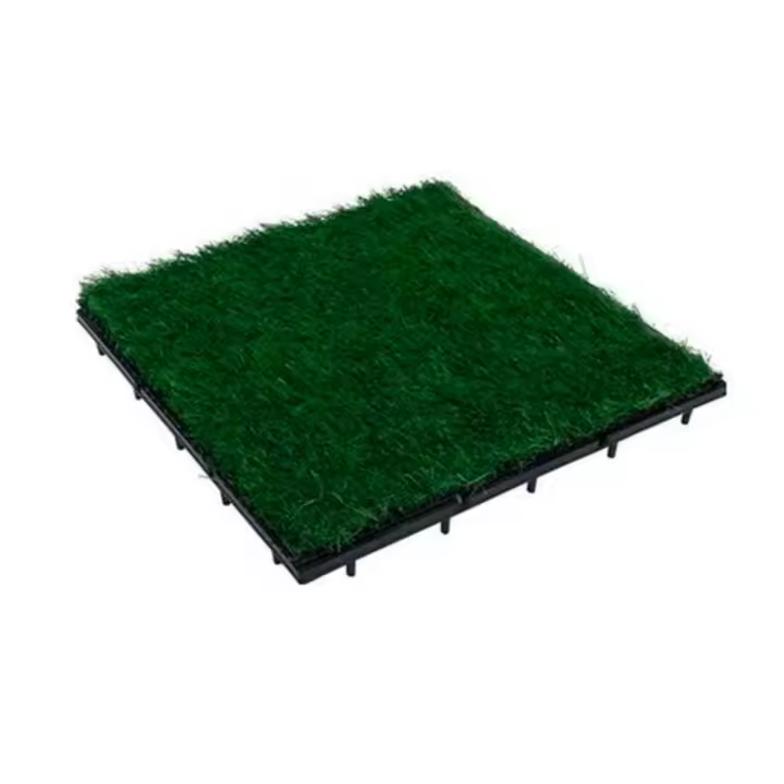 Pack 9 piezas de césped artificial Pro Garden 30x30 cm - 1
