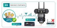 Cámara De Seguridad IP PTZ Inalámbrica 6K 12MP Trípode Exterior Con Seguimiento Automático Protección Y Vigilancia CCTV Impermeable - details 7