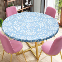 Mantel De Vinilo Ajustable Con Borde Elástico Y Espalda De Terciopelo Para Uso Indoor Y Outdoor Mantel Redondo De Vinilo Impermeable Y Resistente Al Aceite - details 11