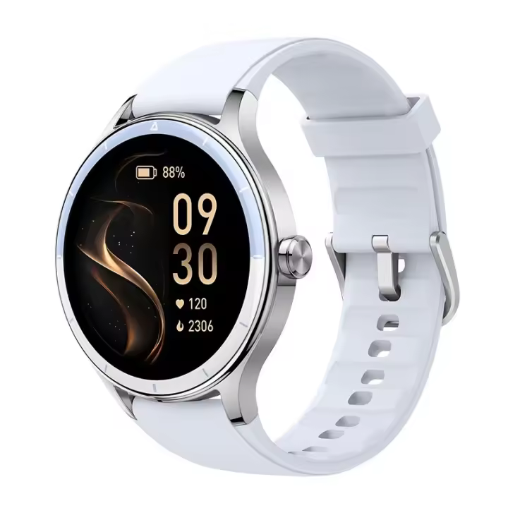 Reloj inteligente para Mujer, compatible con teléfonos Android e iOS, con función de responder y hacer Llamadas, monitor de actividad Física, monitor de paccio cardíaco y sueño, 100 Actividades, resistente al Agua IP68. - 1